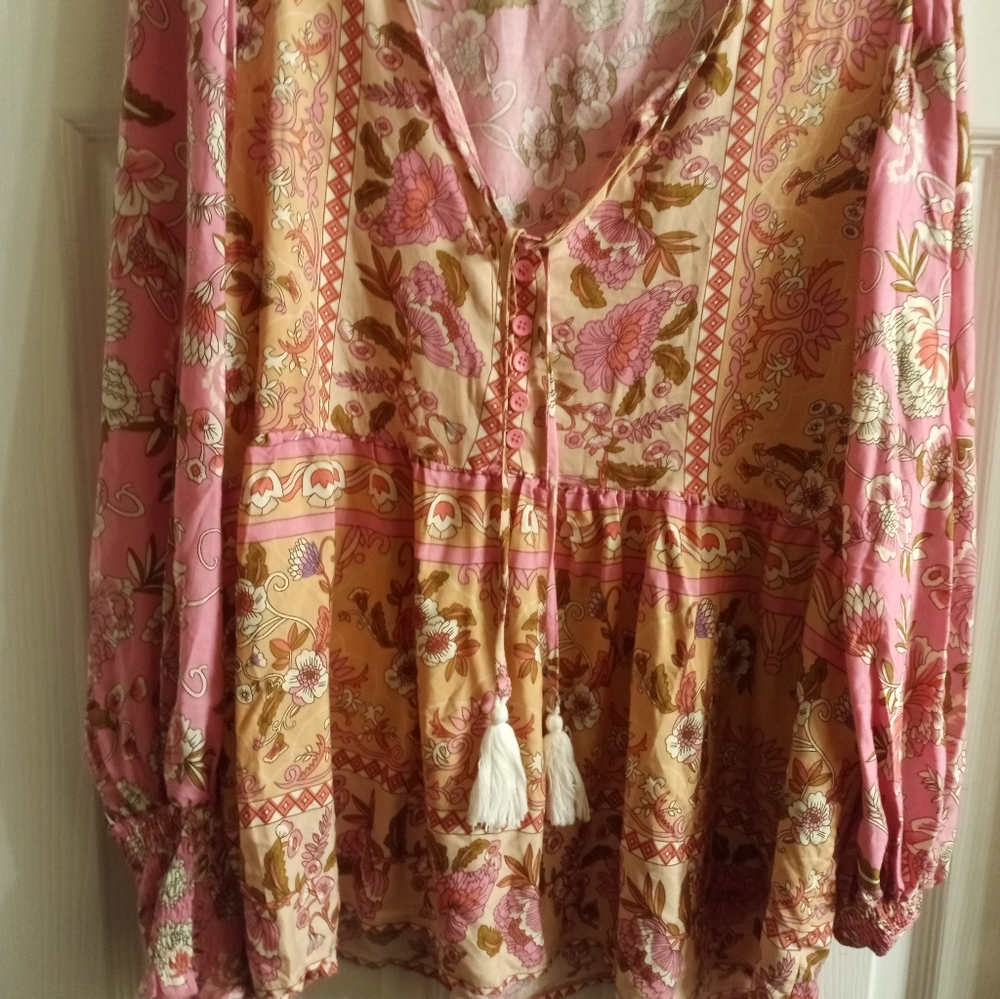 Seasty babydoll type top size Large